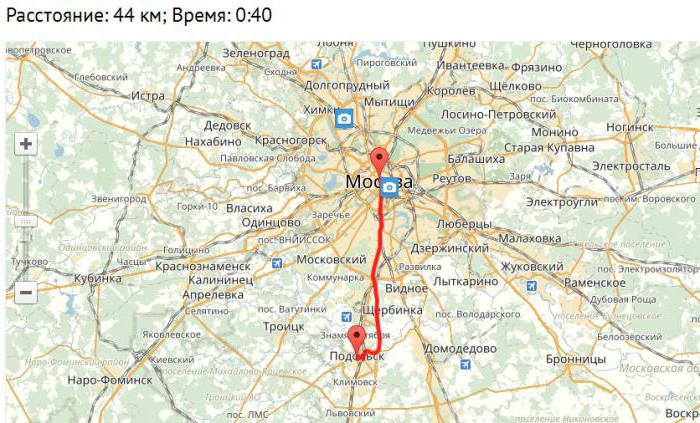 Како доћи до Подолск из Москве: возом, аутобусом, таксијем или приватним аутомобилом