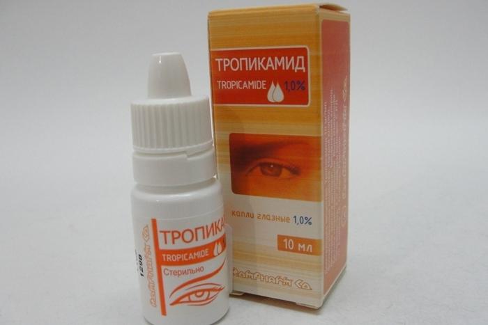 Лекови "Тропикамид" (капљице за очи): својства и упутства за употребу